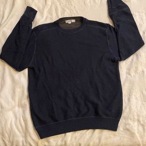 Calvin Klein mens size XL navy crew neck long sleeve sweater